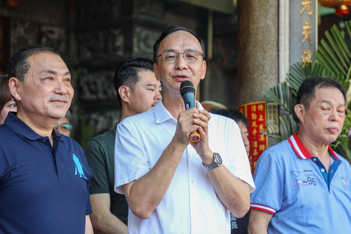 朱立倫強調，所有國民黨員唯一團結支持提名徵召的對象，總統唯一支持侯友宜。 圖：國民黨/提供