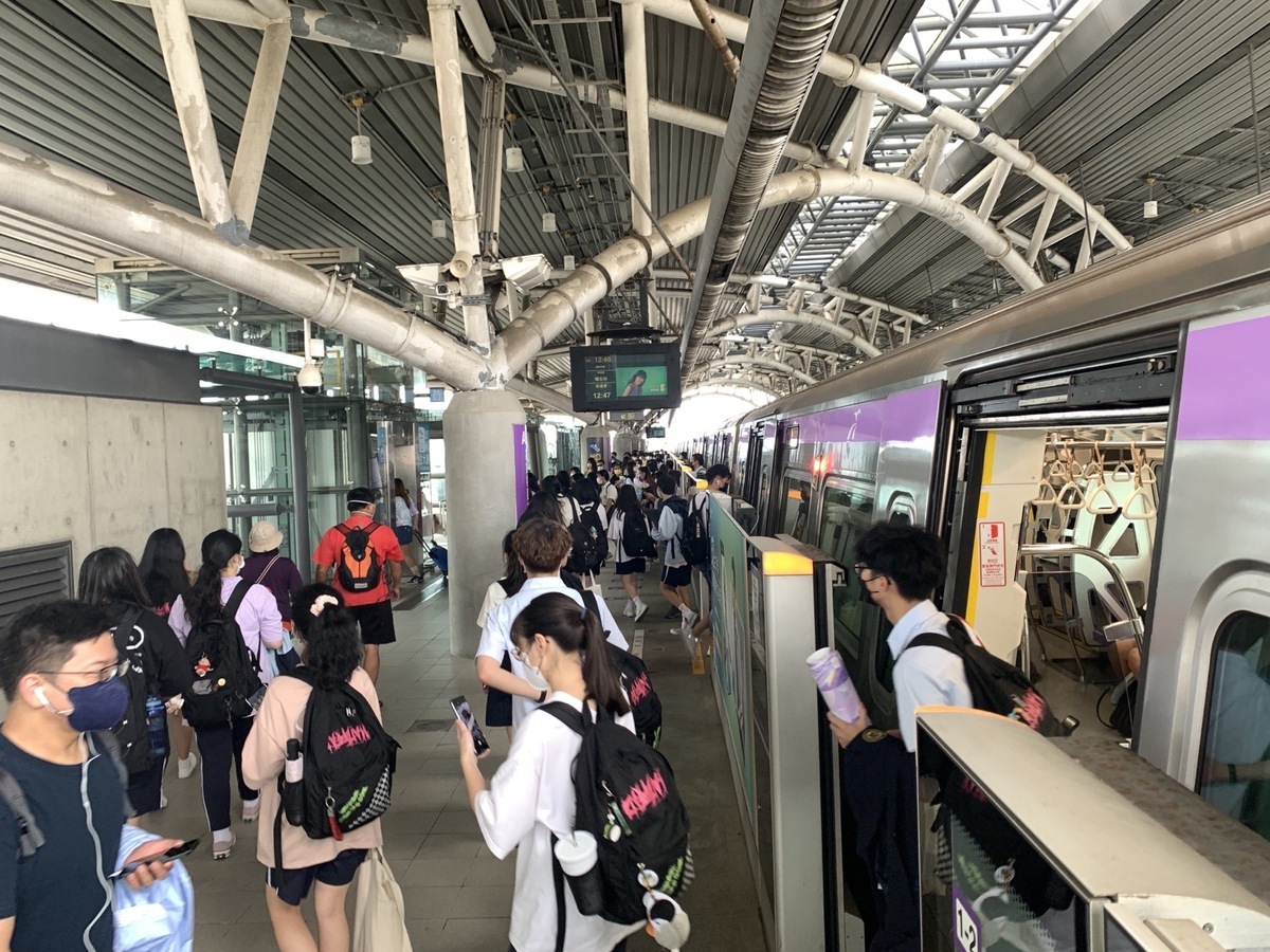 1200基北北桃定期票上線後桃捷運量提升。 圖：桃園機場捷運公司／提供