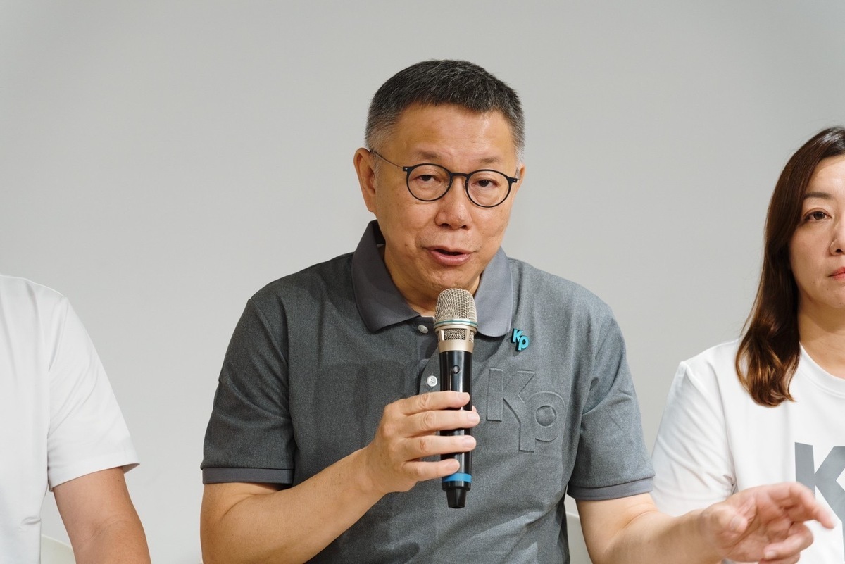 民眾黨主席柯文哲。 圖：柯文哲辦公室提供