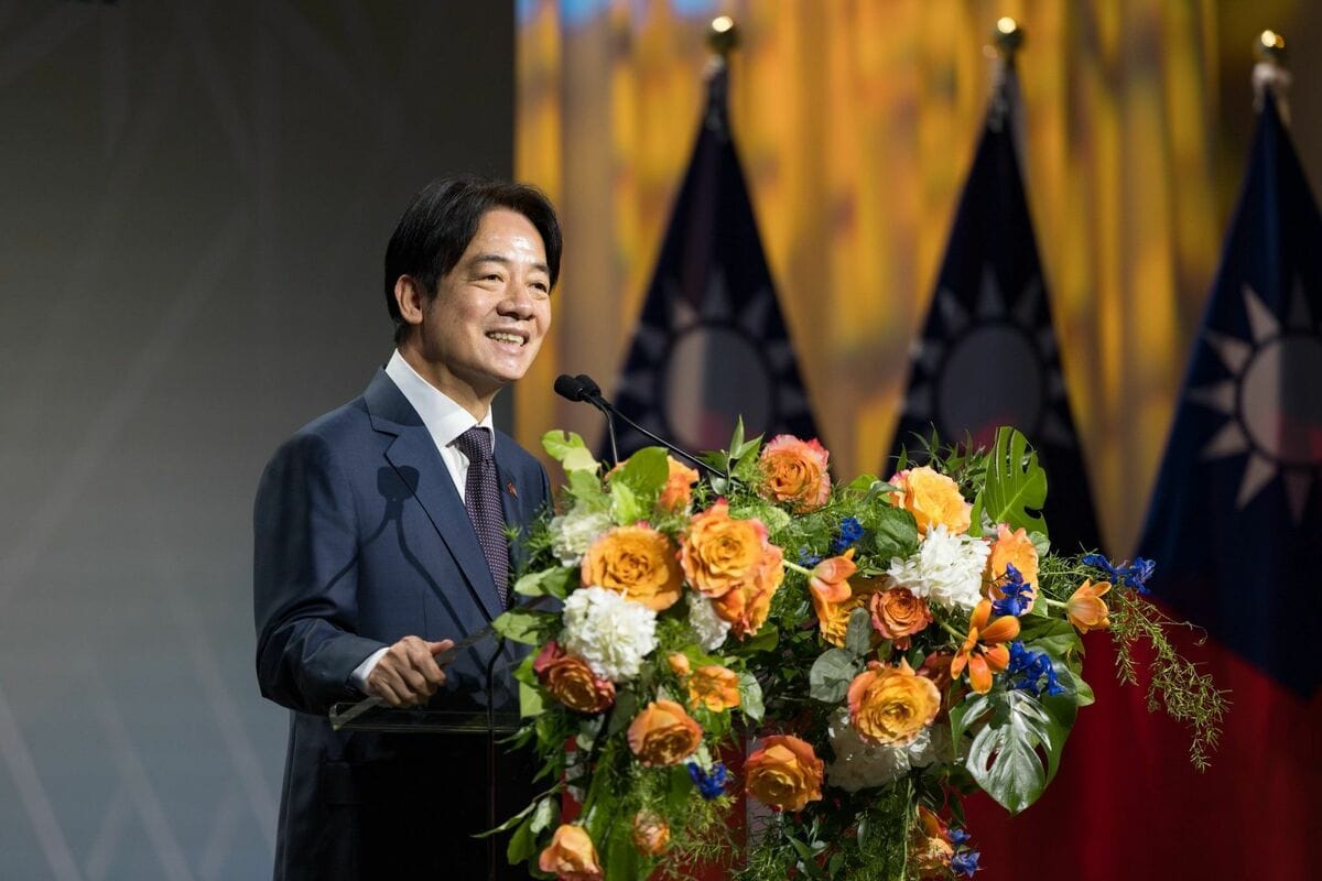 民進黨總統參選人、副總統賴清德。 圖：翻攝AIT主席羅森柏格X（推特）