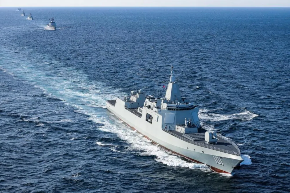 印度 P-18 驅逐艦垂發單元數量超中國 055 型驅逐艦。圖為中國 055 型驅逐艦。 圖：翻攝自中國國防部