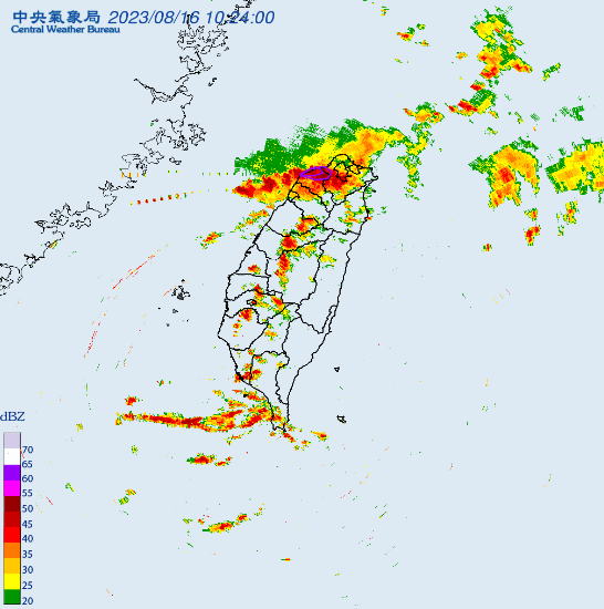 氣象局也對桃園市、新北市發布大雷雨即時訊息。 圖：取自中央氣象局