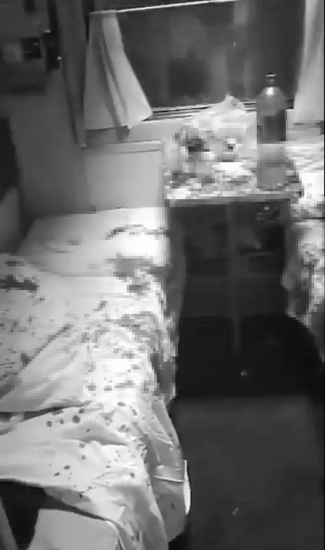 今年 6 月一名前往前線作戰的囚犯，在從烏克蘭出發返回俄羅斯的火車上，再度犯下兇殺案。 圖：翻攝自Ｘ／@igorsushko