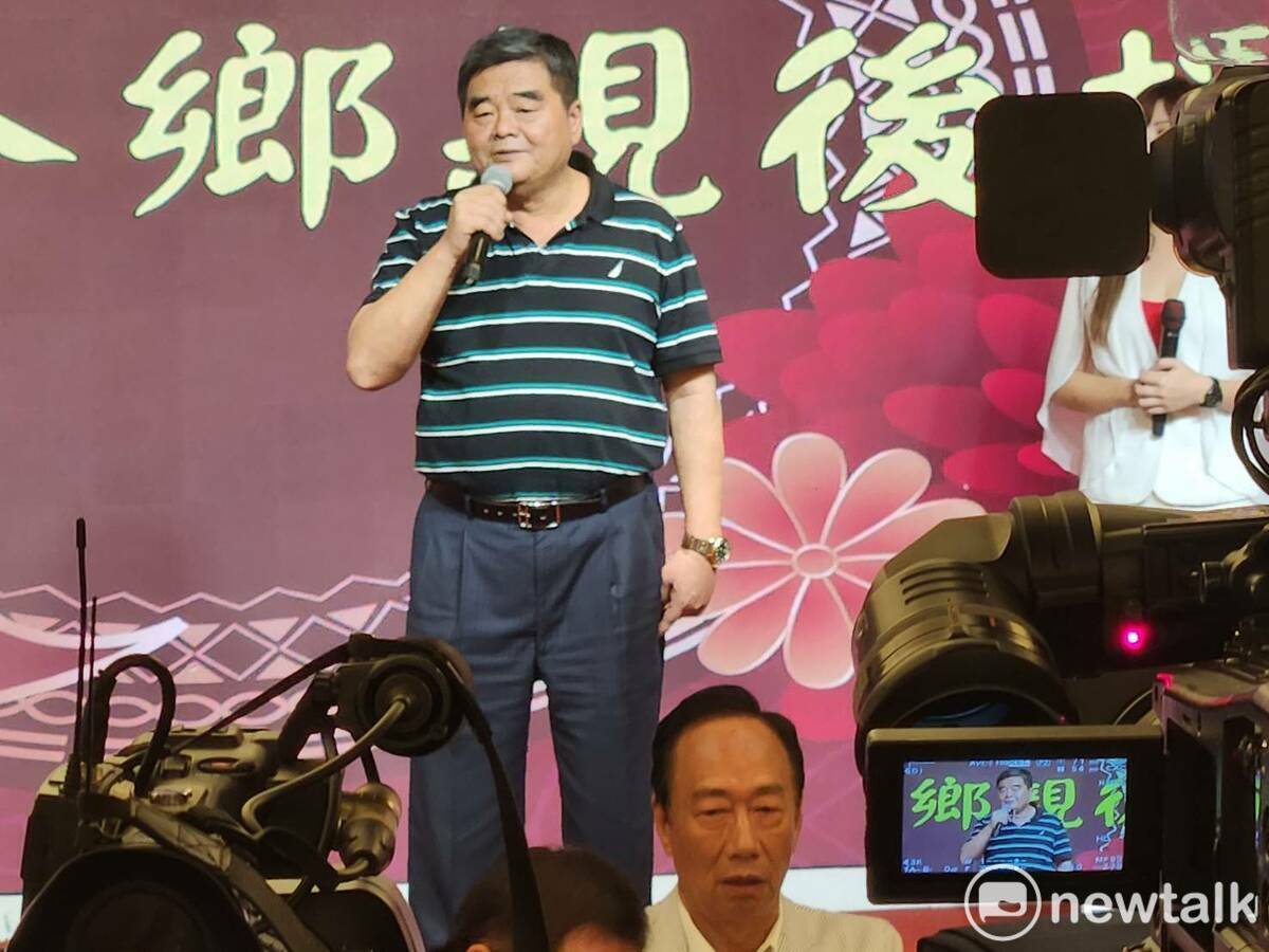 雲林前縣長張榮味清楚表態支持郭台銘，更喊話要幫忙若郭台銘獨立參選，將協助連署。 圖：黃建豪/攝