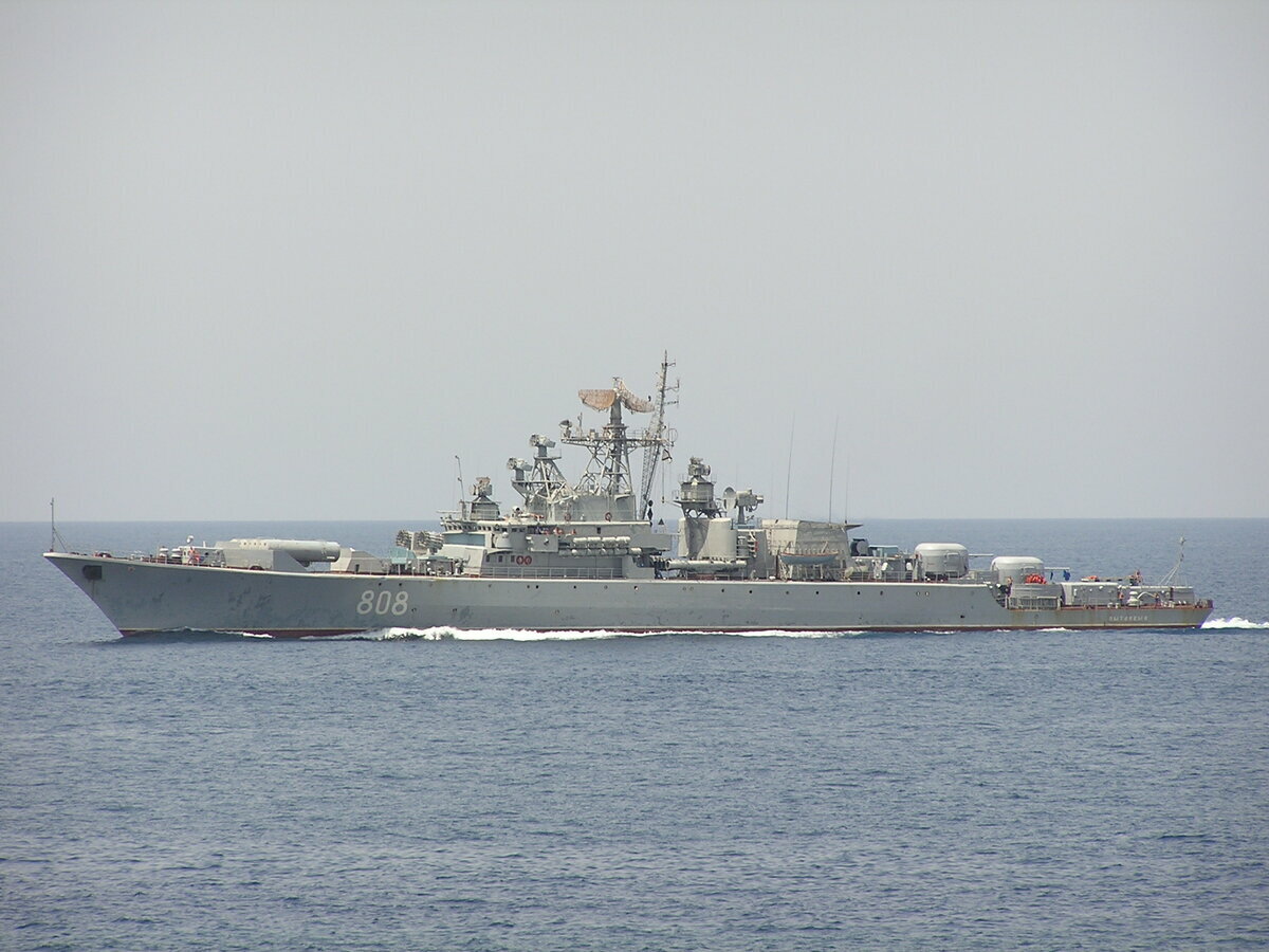 據報導，俄風暴海燕級巡防艦「皮特利維」號（Pytlivyy）也是此次烏軍襲擊目標。 圖：維基共享資源
