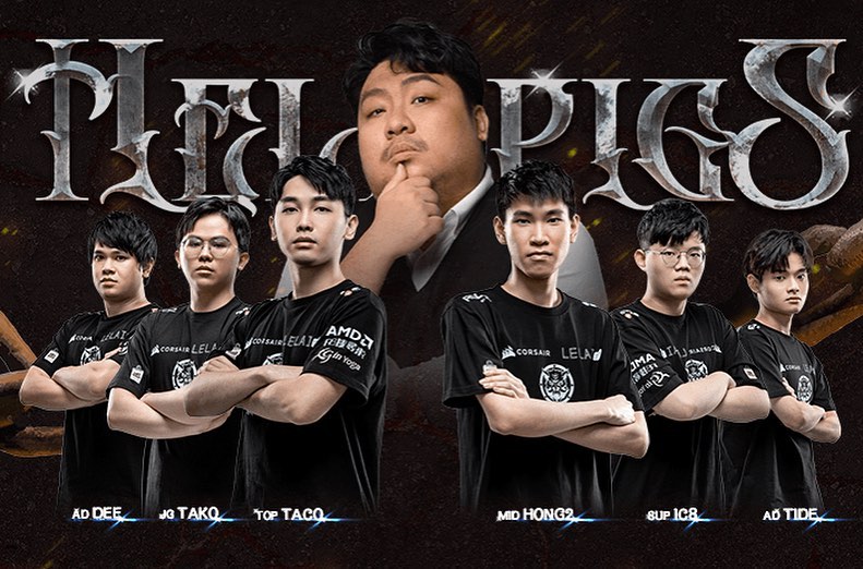 知名遊戲實況主「亞洲統神」年初創立了《英雄聯盟》戰隊「PHS地獄豬」。 圖：翻攝自FB/Hell Pigs 地獄豬戰隊