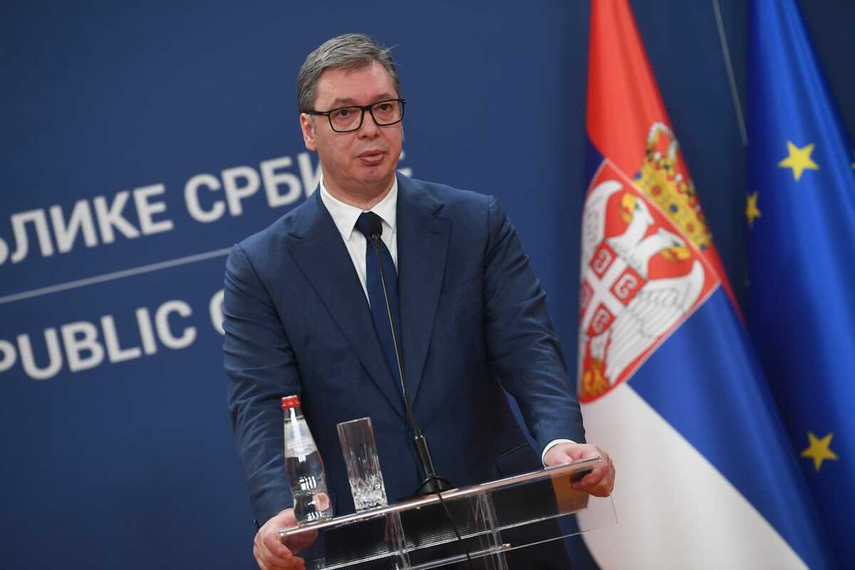 塞爾維亞總統武契奇。 圖：翻攝自 Aleksandar Vučić 臉書