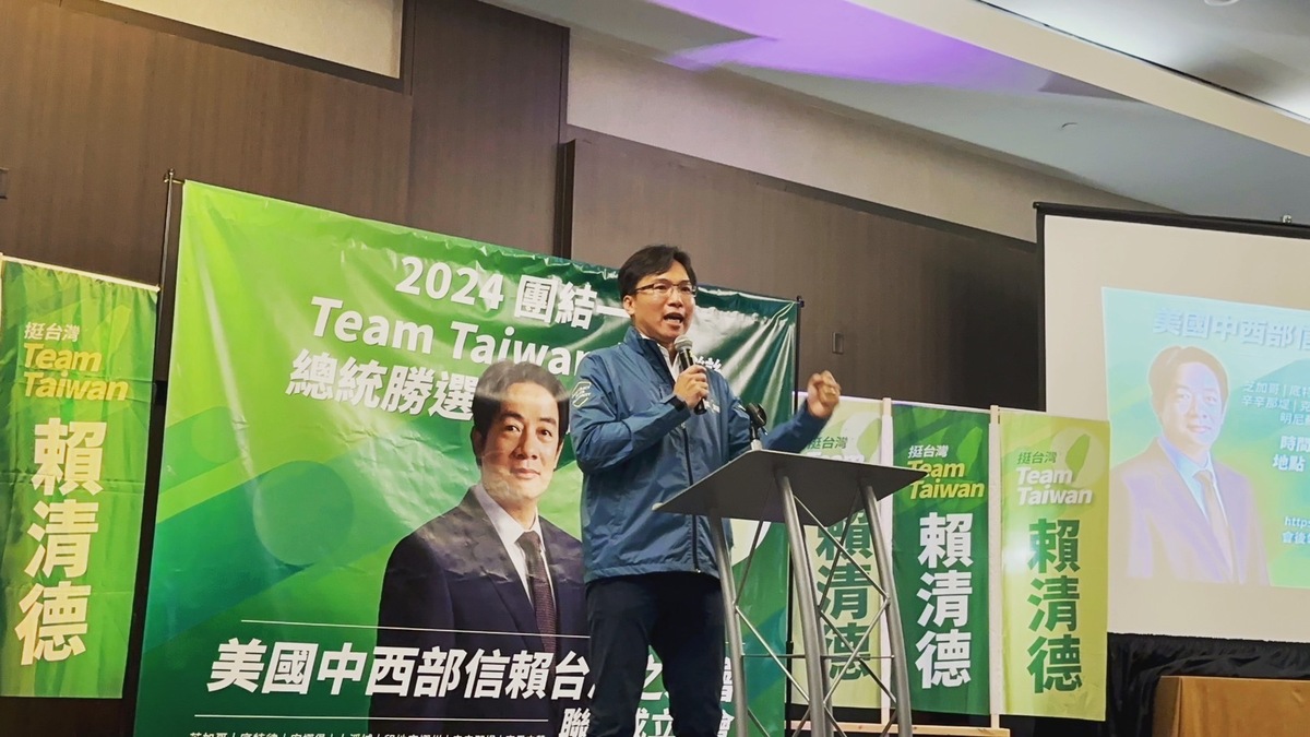林智鴻懇請僑胞明年1月13日一定要回台灣投給賴清德。 圖：林智鴻服務處提供