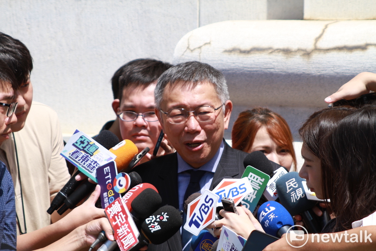 民眾黨總統參選人柯文哲。 圖：周煊惠 / 攝（資料照）