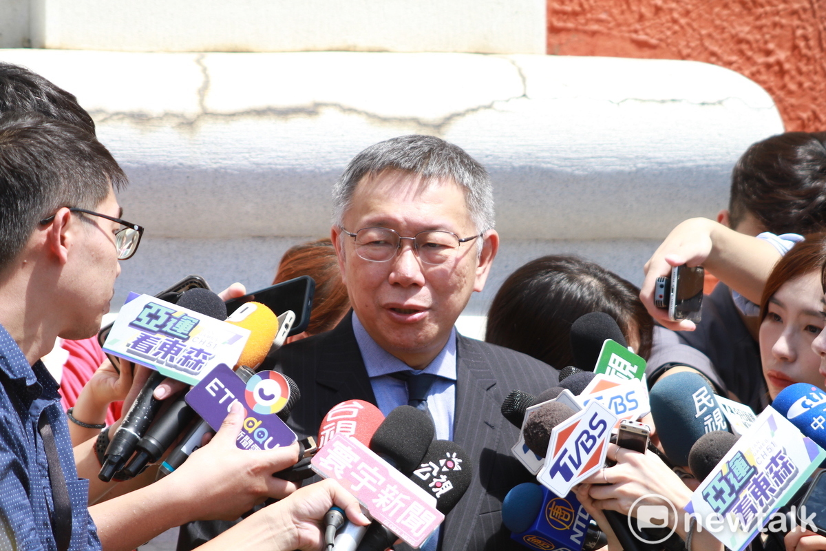 民眾黨總統參選人柯文哲。 圖：周煊惠 / 攝