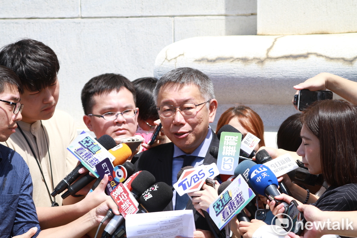 民眾黨總統參選人柯文哲。 圖：周煊惠 / 攝