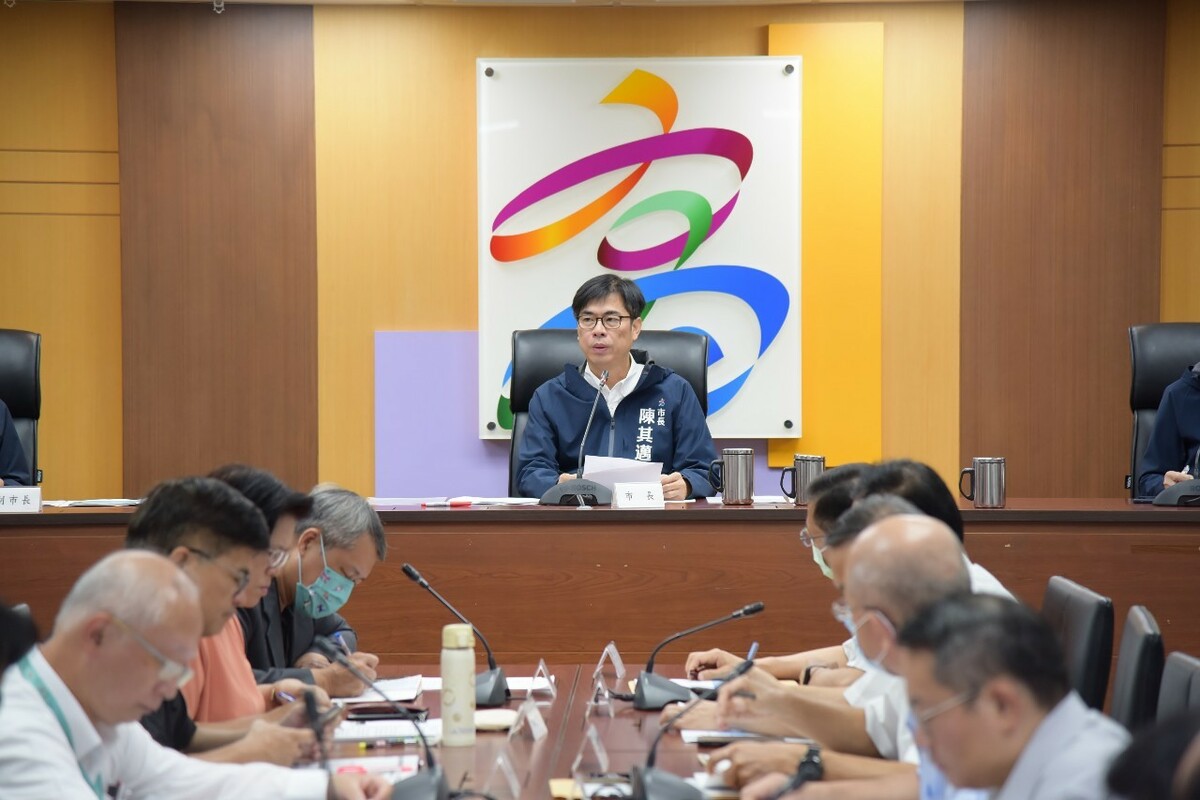 陳其邁今主持112年第4次治安會報。 圖：高雄市警局提供
