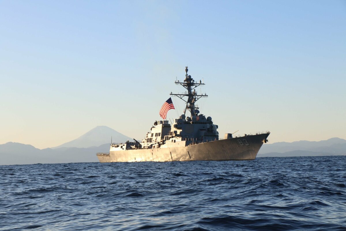 美軍「霍華德」號導彈驅逐艦（DDG-83）。 圖：翻攝US NAVY