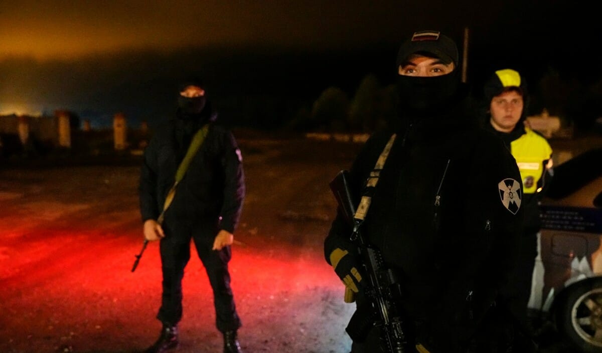 普里戈津驚傳墜機身亡，事故現場出現大量武裝人員。 圖：美聯社／達志影像