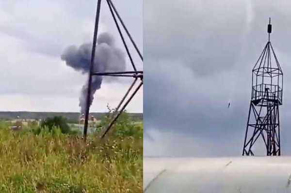 瓦格納集團首腦普里戈津搭乘私人飛機發生墜機意外，機上10人全數罹難。 圖：翻攝推特