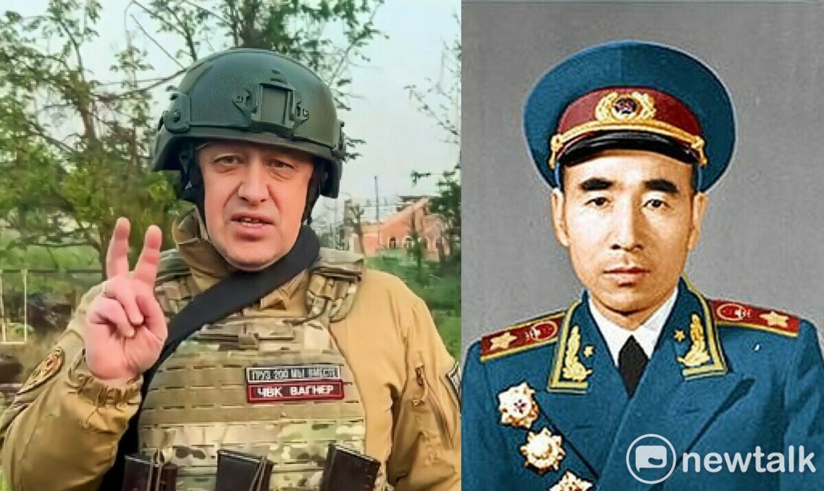 普里戈津的死亡與他死亡方式，和中國當年「林彪事件」相似。（合成照） 圖：擷取自「X」（原推特）@jacksonhinklle(資料照)&amp; wikipedia (新頭殼合成照)