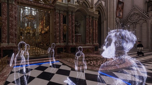 VR體驗場景照。 圖：HTC VIVE Arts提供