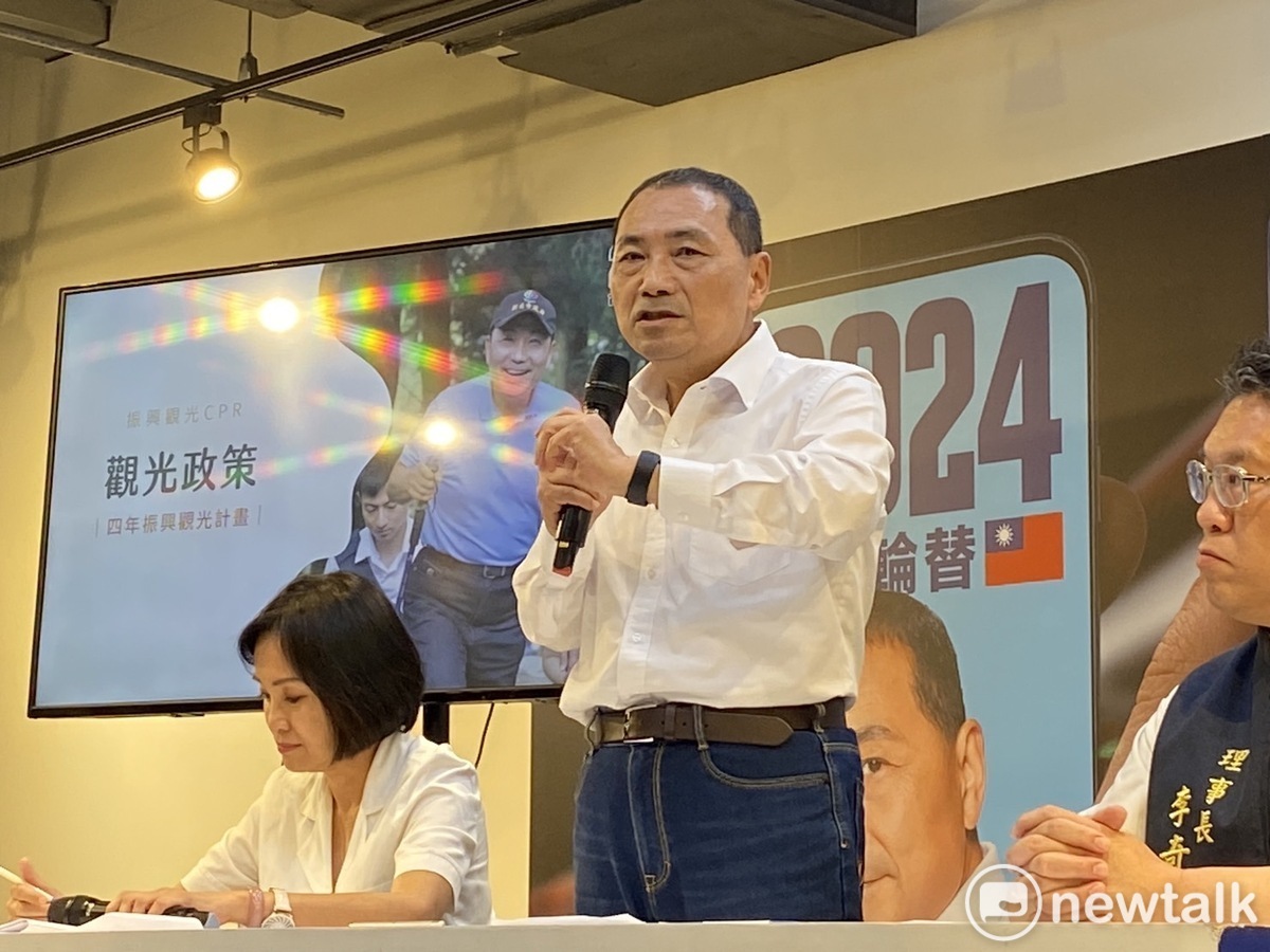 侯友宜強調，核廢水處理一定要經過國際高標準的科學驗證，並傾聽外界聲音，再做進一步的決定。 圖：林昀真/攝