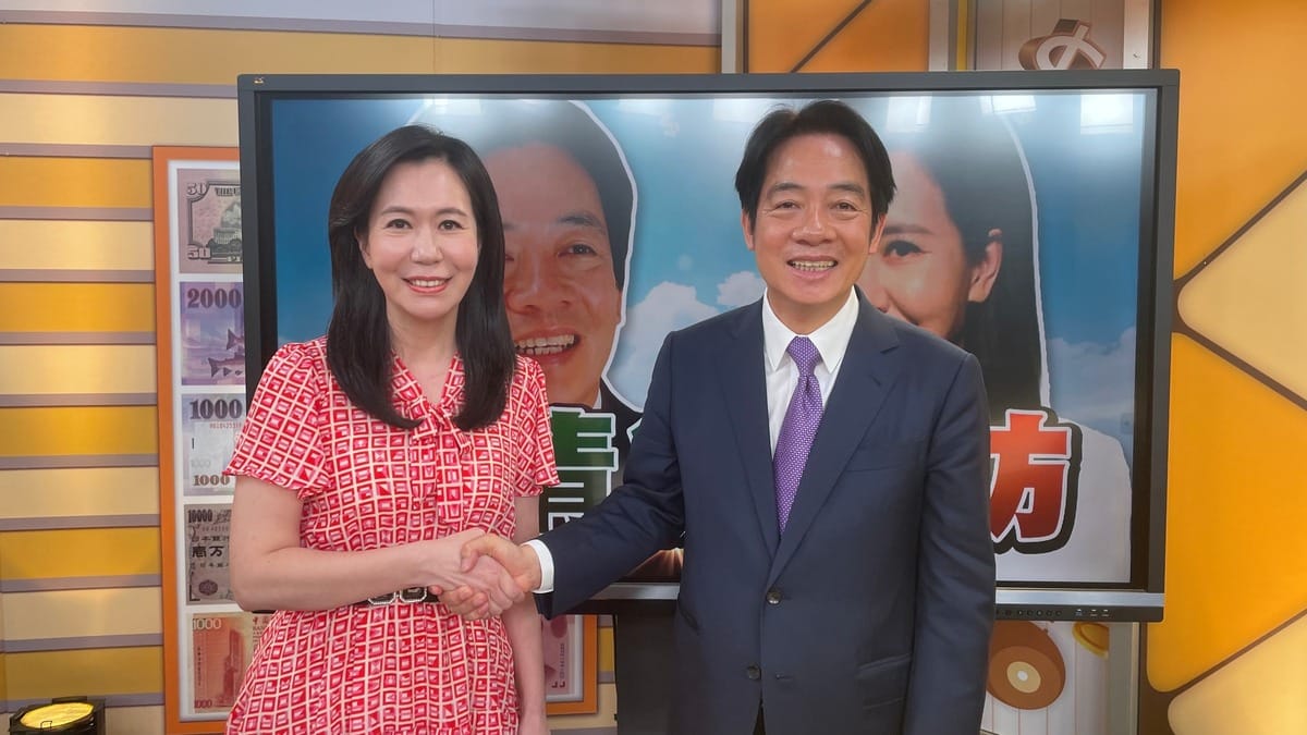民進黨總統參選人賴清德接受《年代向錢看》專訪， 翻攝自年代向錢看臉書。