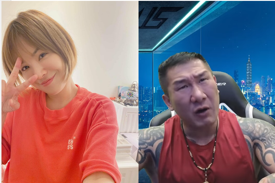 館長（右）曾放話不領補助卻被抓包在申請名單中，陳沂（左）發文狠嗆。 圖：新頭殼合成