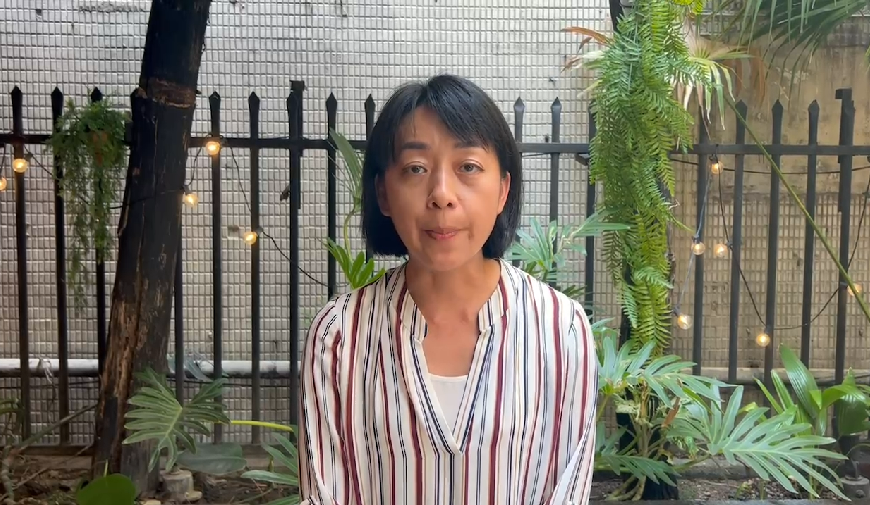 時代力量黨主席王婉諭。 圖：擷自時力提供影片