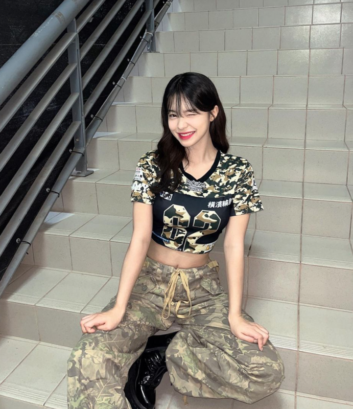 「樂天女孩」的韓籍女神李多慧，憑著亮麗外貌和精湛舞技，吸引大批粉絲。 圖：翻攝自IG＠le_dahye