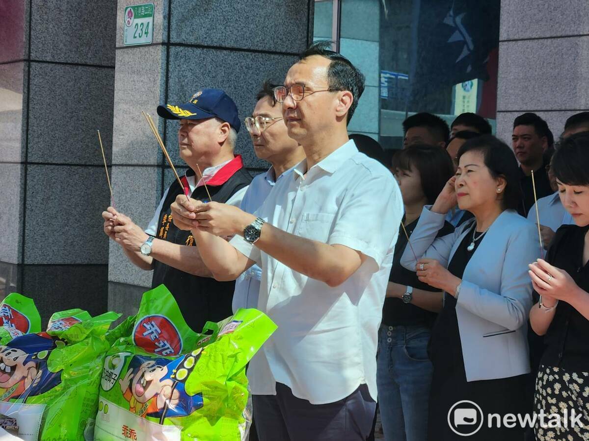 國民黨主席朱立倫。 圖：黃建豪/攝