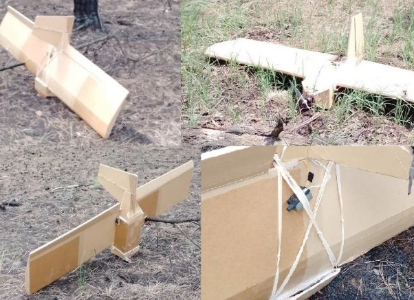 烏軍最近大量採用雷達難以偵測的紙板無人機攻擊俄國境內機場，讓俄軍防不勝防。 圖 : 翻攝自張學峰看空天