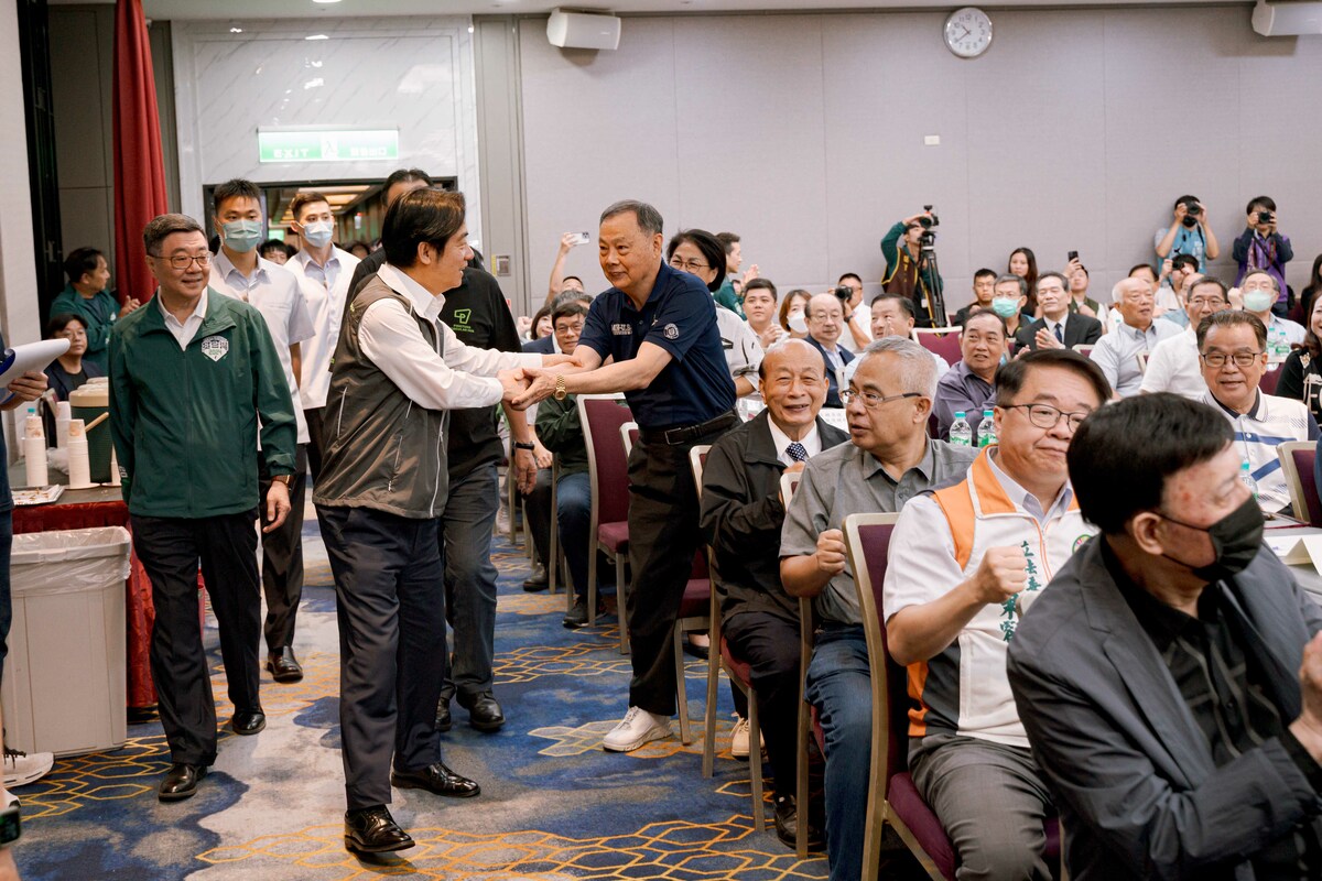 民進黨總統候選人賴清德31日出席「2024賴清德總統競選總部全國幹部授證大會」 圖：賴清德競辦/提供