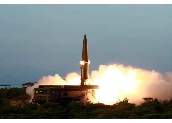 朝鮮提供俄羅斯KN-23 彈道飛彈 圖：翻攝自騰訊網(資料畫面)