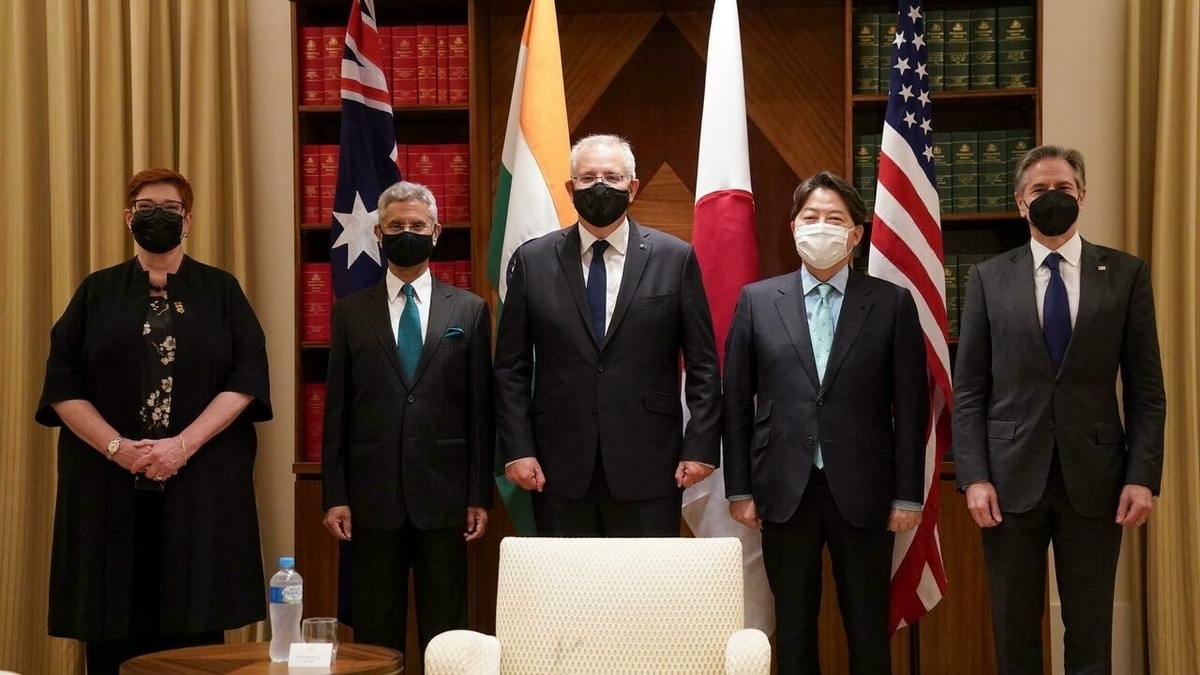 消息人士透露，美國、日本、印度、澳大利亞四國政府正展開協調，計畫趁 9 月在美國紐約參加聯合國大會之機，召開「四邊機制」（QUAD）外長會議，討論安全合作等議題。(示意圖) 圖 : 翻攝自 X(前推特)