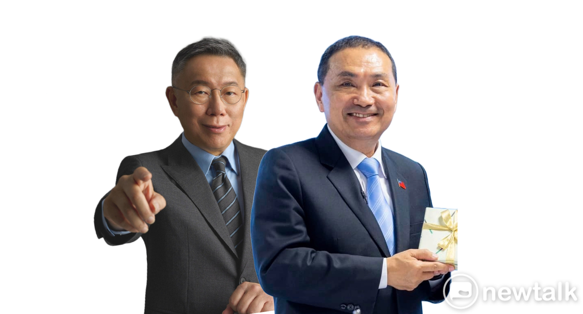 前扁辦主任陳淞山對此表示，侯友宜訪美回來，將是談藍白合作最好時機，且侯友宜會是正的，但柯不當侯的副手而是放在民眾黨不分區第一或是第二。 圖：取自柯文哲臉書粉專；侯友宜臉書粉專（新頭殼合成照）。