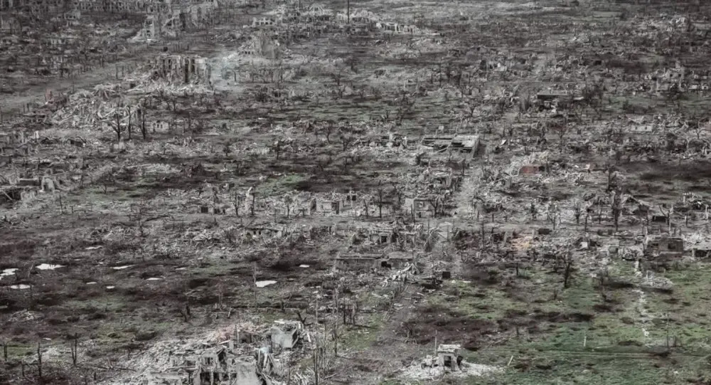 兩次「鐵桿戰」之中的馬林卡戰役中受重創的地方。 圖：翻攝自騰訊網