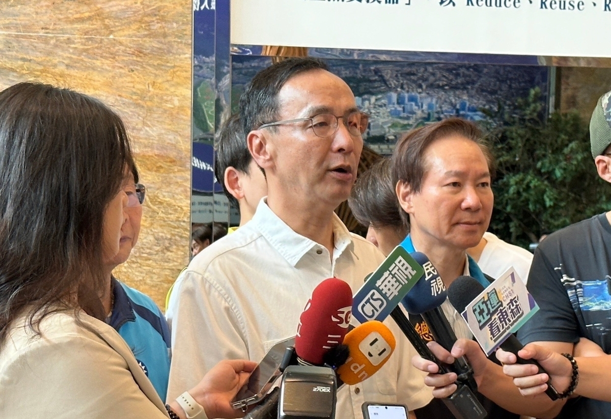 朱立倫批評硬拗到底就是民進黨。 圖：國民黨/提供
