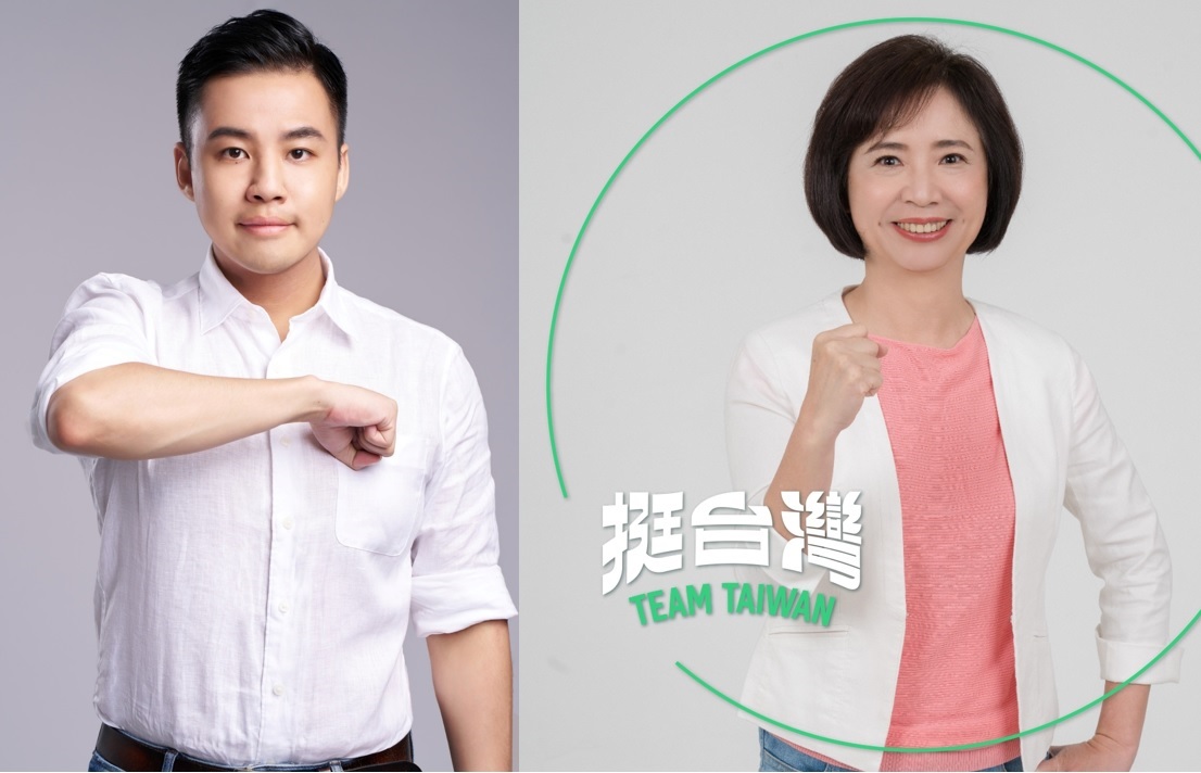 國民黨推出林家興（左）挑戰全國最高票立委何欣純（右）。 圖：新頭殼合成