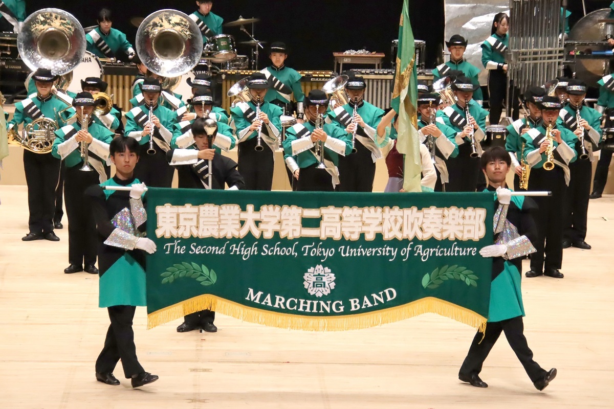 東京農業大學第二高等學校吹奏樂部演出照2-1。 圖：慶籌會提供
