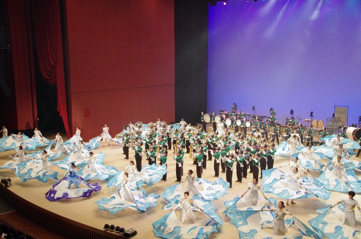 東京農業大學第二高等學校吹奏樂部演出照2-2。 圖：慶籌會提供
