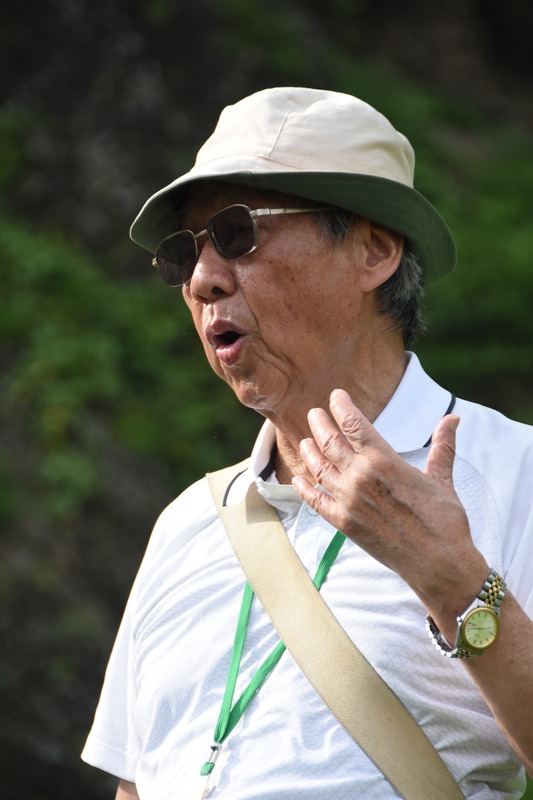 2018年7月蔡焜霖攝於陳文成博士紀念基金會舉辦人權之路-青年體驗營。 圖：邱萬興提供