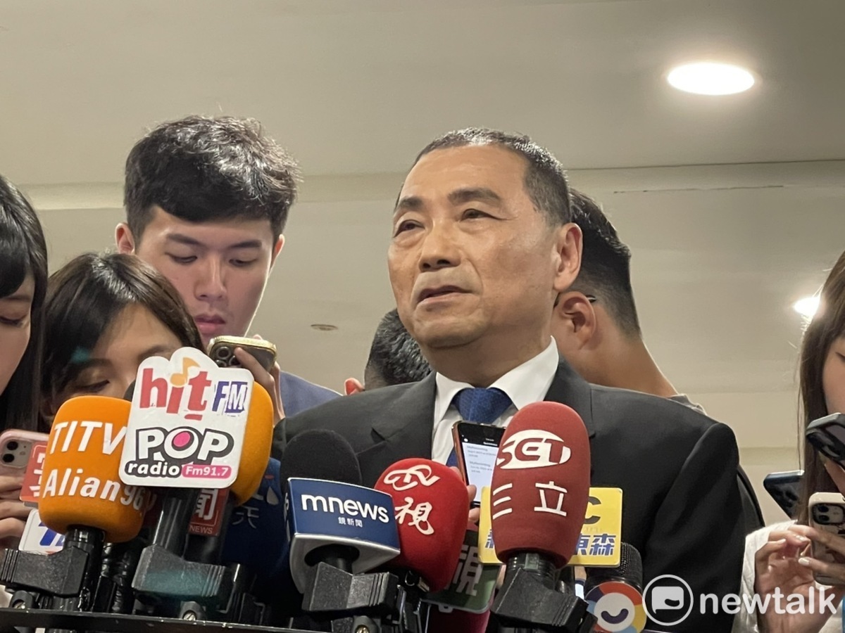 侯友宜今（6）天表示，既然他拿出的政見，大家都願意跟著一起做，解決人民的問題，他都肯定。 圖：林昀真 / 攝（資料照）