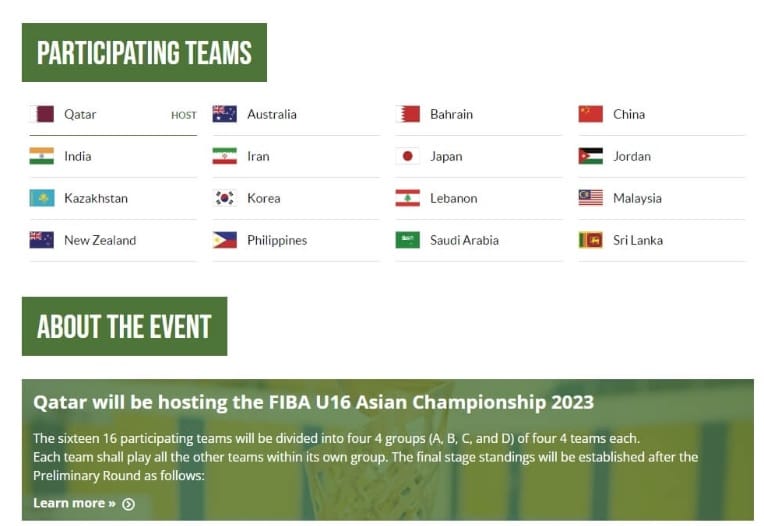 台灣被阻於U16亞青男籃賽門外 圖:FIBA官網