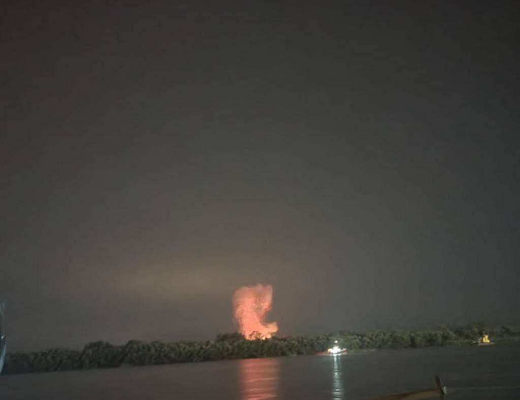 烏克蘭邊境防衛局聲稱，一架俄軍無人機墜毀在羅馬尼亞領土上，並產生爆炸。 圖：翻攝自Ｘ／@GeoConfirmed