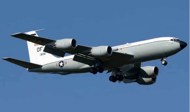 美國空軍的一架 WC-135R 核戰略偵察機。 圖 : 翻攝自騰訊網/浩外同學