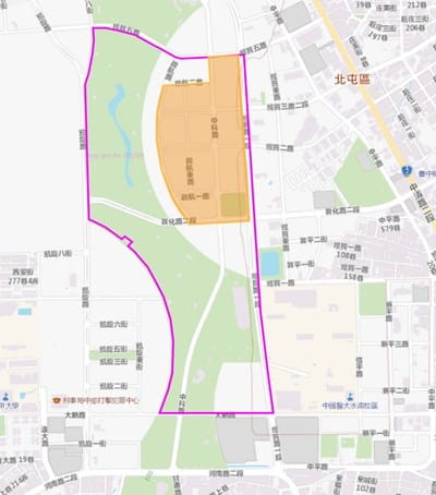 9月18日當天中午12時開始進場佈置焰火彈，當天中午12時至晚間9時30分禁止人車通行。 圖：翻攝自台中市政府官網