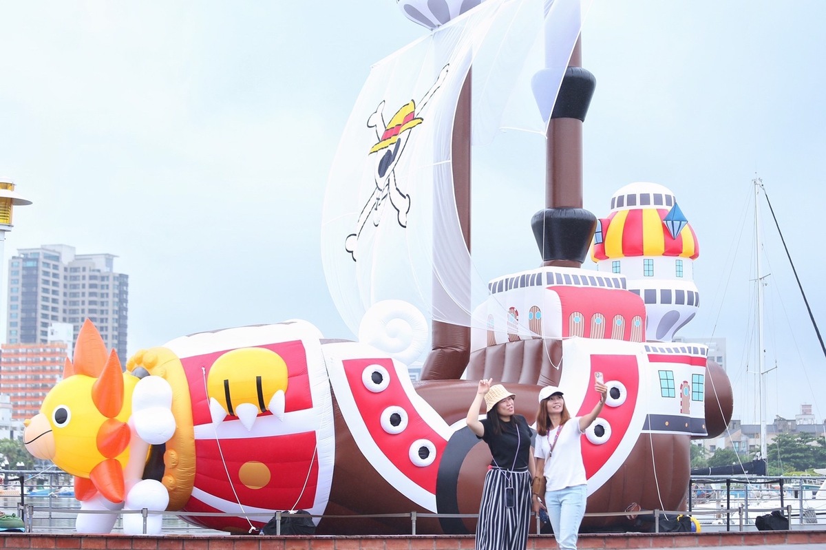 千陽號大型氣偶。 圖：台南市政府觀光旅遊局／提供