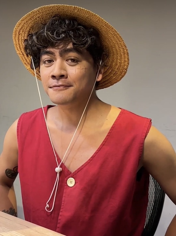 喬瑟夫Cos真人版魯夫。 圖：翻攝自喬瑟夫IG