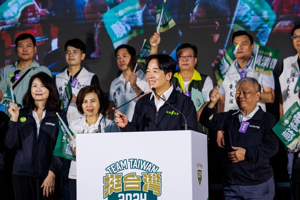 民進黨總統參選人賴清德今出席「嘉義市信賴台灣後援會成立大會」。 圖：賴清德競選辦公室 / 提供