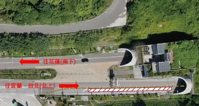 管制期間用路人需改走台9丁線（舊蘇花公路）。 圖：公路總局／提供