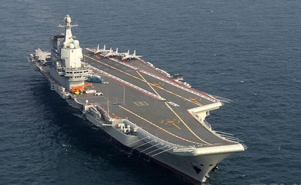 中共解放軍山東號航艦編隊距鵝鑾鼻僅60浬（示意圖） 圖: 翻攝自中國國防部