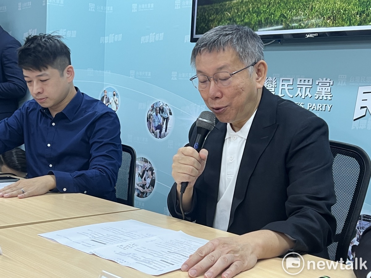 民眾黨總統參選人柯文哲。 圖：周煊惠 / 攝