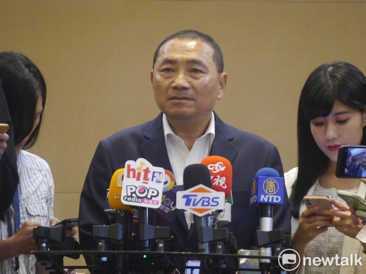 侯友宜表示，對訪美充滿信心，相關行程選辦已規劃差不多，會在適當時間對外說明。 圖：林昀真/攝